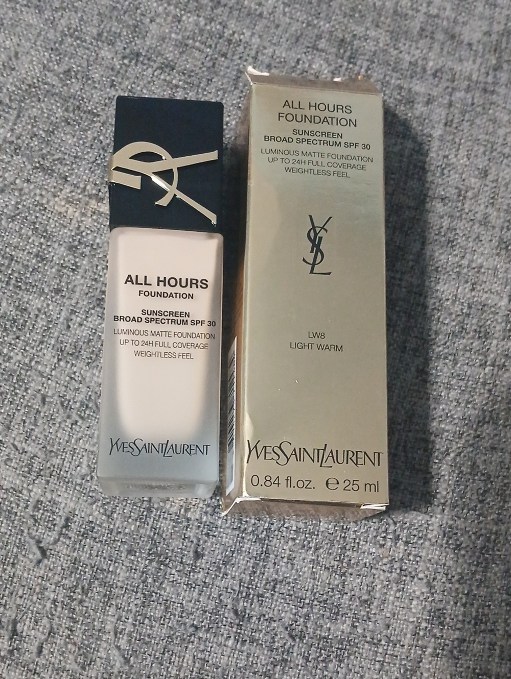 Yves Saint Laurent All Hours Foundation - Light Warm (LW8) Shade